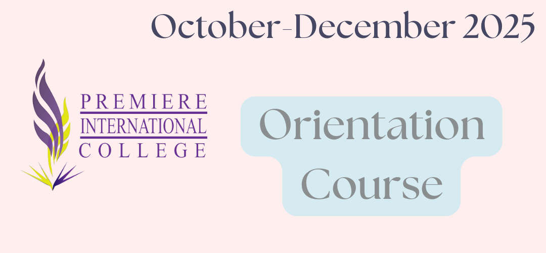 October-December 2025 Cohort Orientation Course
