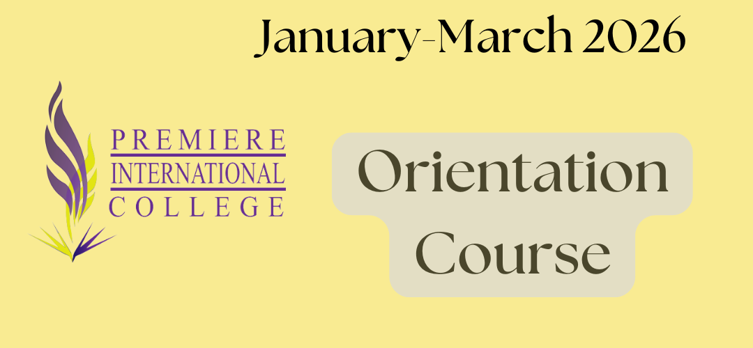 January-March 2026 Cohort Orientation Course