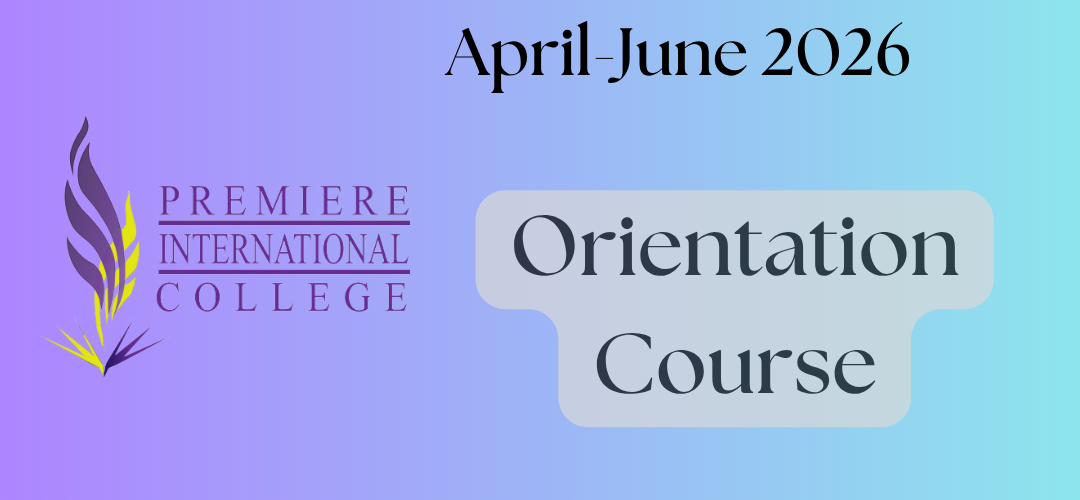April-June 2026 Cohort Orientation Course