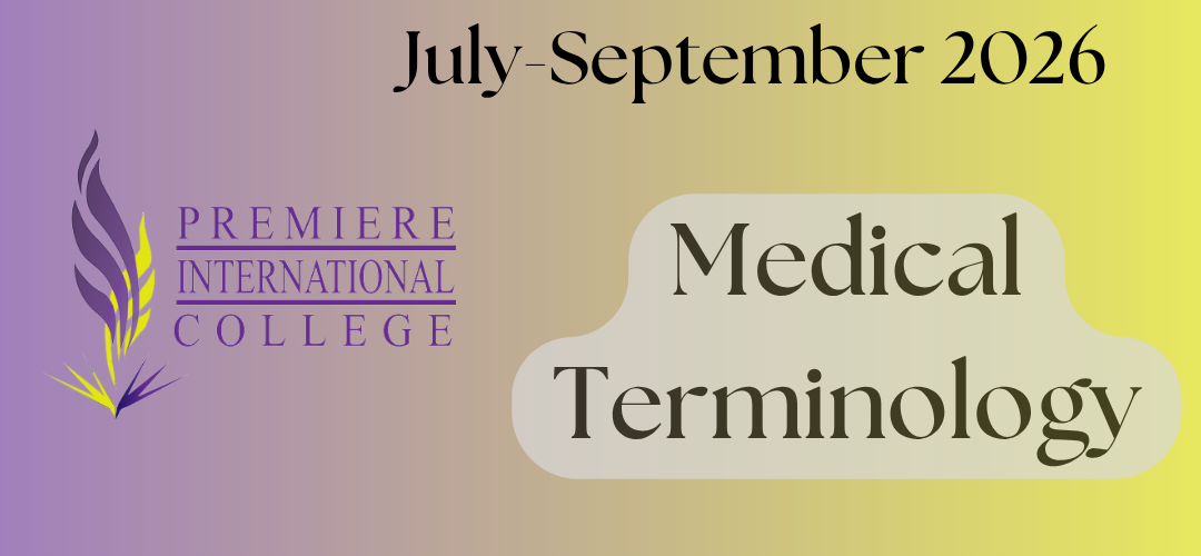 BSC1103 Medical Terminology (Jul-Sep 2026)