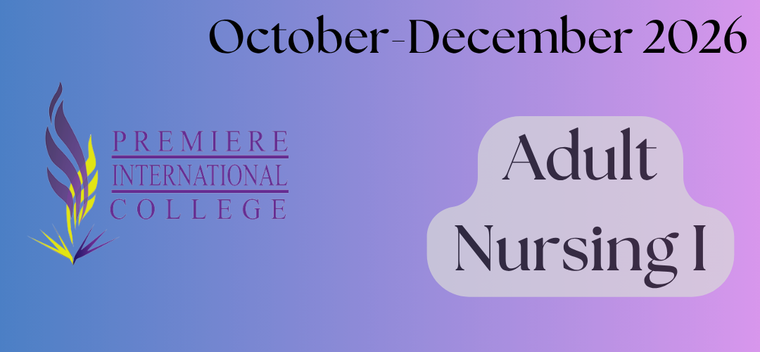 NRG2004 Adult Nursing I (Oct-Dec 2026)